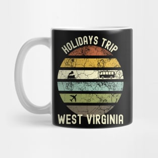 Holidays Trip To West Virginia, Family Trip To West Virginia, Road Trip to West Virginia, Family Reunion in West Virginia, Holidays in West Mug